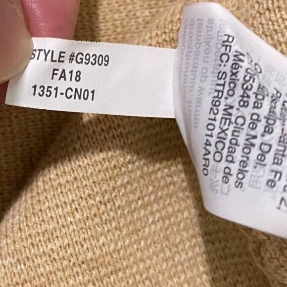 J Crew Mercantile Womens Knit Blazer L Preppy Academia Old Money Hobbitcore - Picture 7 of 7